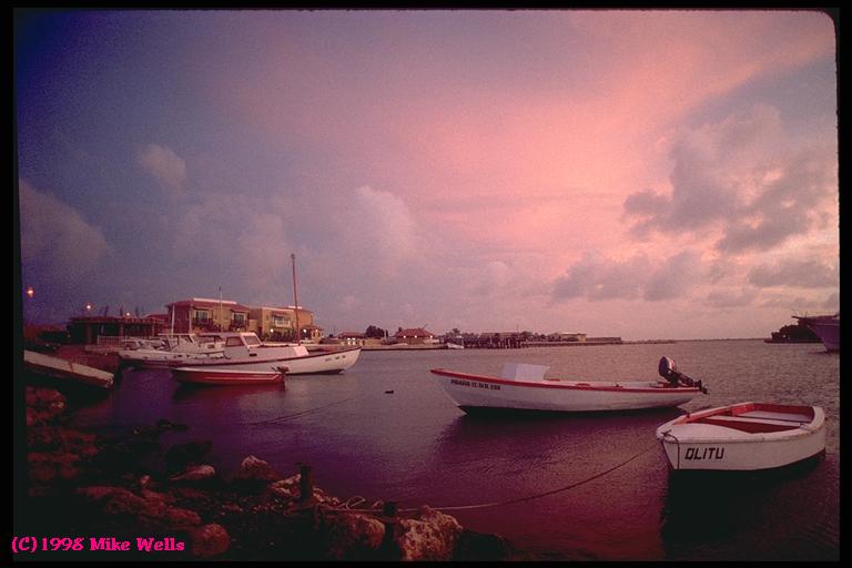 Red sky over "OLITU"